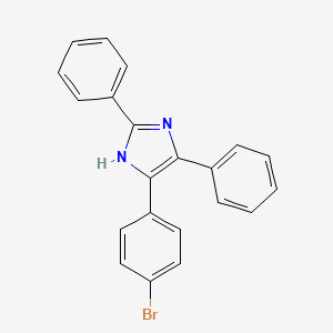 molecular formula C21H15BrN2 B5222371 4-(4-bromophenyl)-2,5-diphenyl-1H-imidazole 