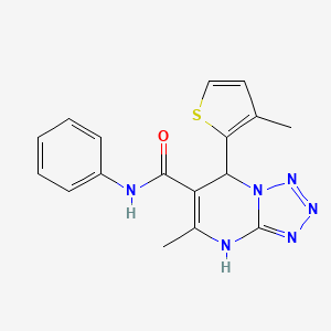 5-methyl-7-(3-methyl-2-thienyl)-N-phenyl-4,7-dihydrotetrazolo[1,5-a]pyrimidine-6-carboxamide