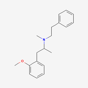 molecular formula C19H25NO B5222531 1-(2-methoxyphenyl)-N-methyl-N-(2-phenylethyl)-2-propanamine 