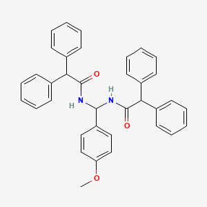 N,N'-[(4-methoxyphenyl)methylene]bis(2,2-diphenylacetamide)