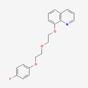 8-{2-[2-(4-fluorophenoxy)ethoxy]ethoxy}quinoline
