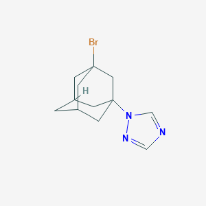 molecular formula C12H16BrN3 B5222644 1-(3-bromo-1-adamantyl)-1H-1,2,4-triazole 
