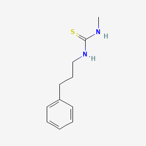 molecular formula C11H16N2S B5222699 N-methyl-N'-(3-phenylpropyl)thiourea 