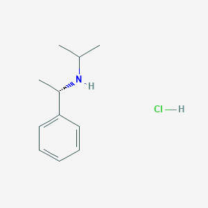 molecular formula C11H18ClN B052227 (S)-(-)-N-异丙基-1-苯乙胺盐酸盐 CAS No. 116297-12-2