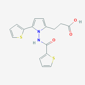 3-{5-(2-thienyl)-1-[(2-thienylcarbonyl)amino]-1H-pyrrol-2-yl}propanoic acid