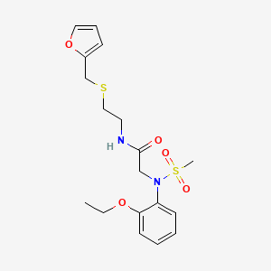 N~2~-(2-ethoxyphenyl)-N~1~-{2-[(2-furylmethyl)thio]ethyl}-N~2~-(methylsulfonyl)glycinamide