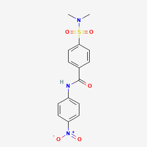 4-[(dimethylamino)sulfonyl]-N-(4-nitrophenyl)benzamide