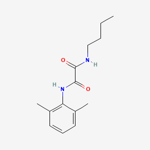 molecular formula C14H20N2O2 B5223106 N-butyl-N'-(2,6-dimethylphenyl)ethanediamide CAS No. 5622-93-5