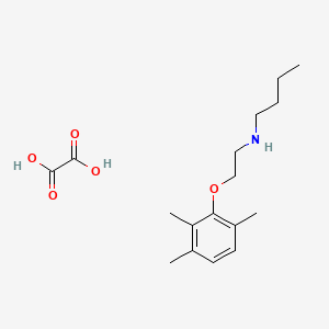 molecular formula C17H27NO5 B5223170 N-[2-(2,3,6-trimethylphenoxy)ethyl]-1-butanamine oxalate 