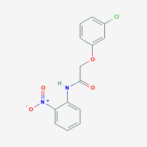 2-(3-chlorophenoxy)-N-(2-nitrophenyl)acetamide