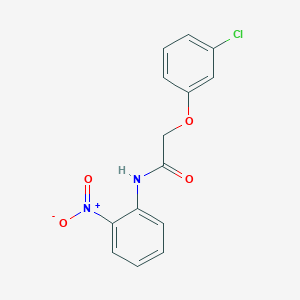 molecular formula C14H11ClN2O4 B5223180 2-(3-chlorophenoxy)-N-(2-nitrophenyl)acetamide 