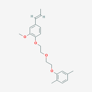 1-{2-[2-(2,5-dimethylphenoxy)ethoxy]ethoxy}-2-methoxy-4-(1-propen-1-yl)benzene