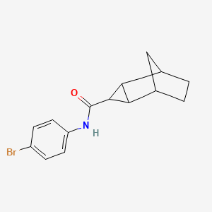 N-(4-bromophenyl)tricyclo[3.2.1.0~2,4~]octane-3-carboxamide