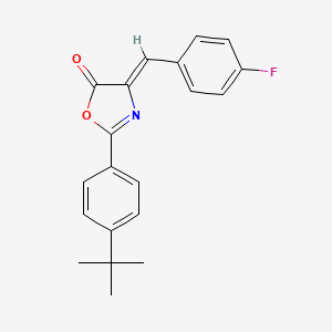 2-(4-tert-butylphenyl)-4-(4-fluorobenzylidene)-1,3-oxazol-5(4H)-one