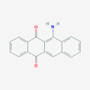 molecular formula C18H11NO2 B5223420 6-amino-5,12-tetracenedione 