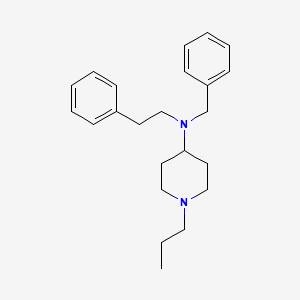 molecular formula C23H32N2 B5223426 N-benzyl-N-(2-phenylethyl)-1-propyl-4-piperidinamine 