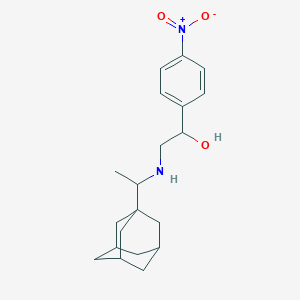 2-{[1-(1-adamantyl)ethyl]amino}-1-(4-nitrophenyl)ethanol