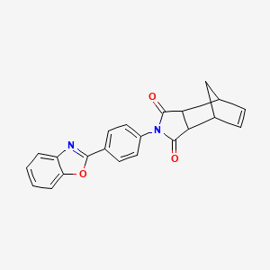 4-[4-(1,3-benzoxazol-2-yl)phenyl]-4-azatricyclo[5.2.1.0~2,6~]dec-8-ene-3,5-dione