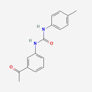 molecular formula C16H16N2O2 B5223461 N-(3-acetylphenyl)-N'-(4-methylphenyl)urea 