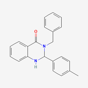 3-benzyl-2-(4-methylphenyl)-2,3-dihydro-4(1H)-quinazolinone