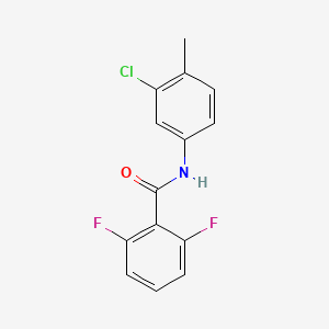 N-(3-chloro-4-methylphenyl)-2,6-difluorobenzamide