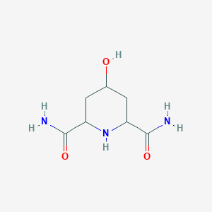 molecular formula C7H13N3O3 B5223569 4-hydroxy-2,6-piperidinedicarboxamide 