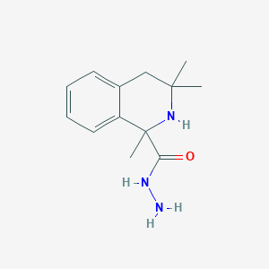 molecular formula C13H19N3O B5223611 1,3,3-trimethyl-1,2,3,4-tetrahydro-1-isoquinolinecarbohydrazide 