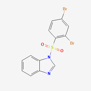 1-[(2,4-dibromophenyl)sulfonyl]-1H-benzimidazole