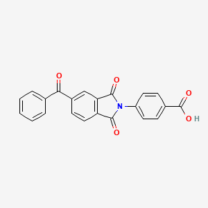 4-(5-benzoyl-1,3-dioxo-1,3-dihydro-2H-isoindol-2-yl)benzoic acid