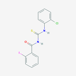 N-{[(2-chlorophenyl)amino]carbonothioyl}-2-iodobenzamide