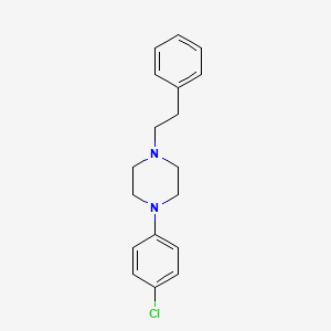 1-(4-chlorophenyl)-4-(2-phenylethyl)piperazine