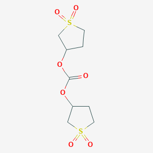 molecular formula C9H14O7S2 B5224169 bis(1,1-dioxidotetrahydro-3-thienyl) carbonate 