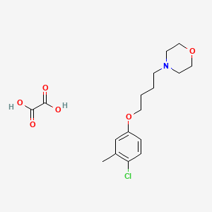molecular formula C17H24ClNO6 B5224198 4-[4-(4-chloro-3-methylphenoxy)butyl]morpholine oxalate 