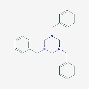 molecular formula C24H27N3 B052242 1,3,5-三苄基六氢-1,3,5-三嗪 CAS No. 2547-66-2