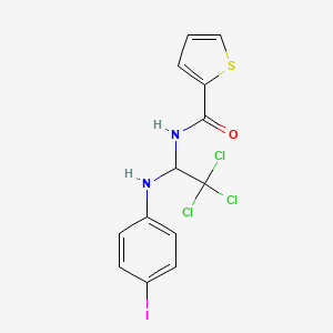 N-{2,2,2-trichloro-1-[(4-iodophenyl)amino]ethyl}-2-thiophenecarboxamide