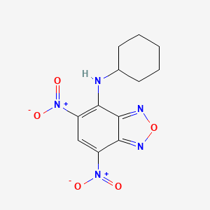 N-cyclohexyl-5,7-dinitro-2,1,3-benzoxadiazol-4-amine