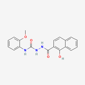 2-(1-hydroxy-2-naphthoyl)-N-(2-methoxyphenyl)hydrazinecarboxamide