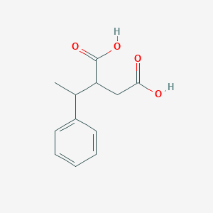 molecular formula C12H14O4 B5224632 2-(1-phenylethyl)succinic acid CAS No. 19263-14-0