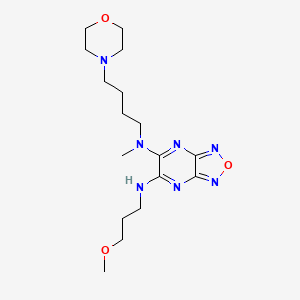 N'-(3-methoxypropyl)-N-methyl-N-[4-(4-morpholinyl)butyl][1,2,5]oxadiazolo[3,4-b]pyrazine-5,6-diamine