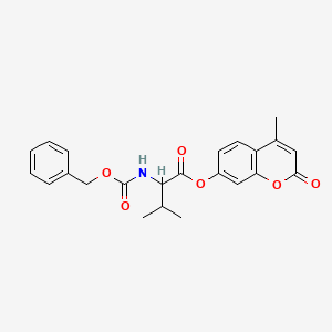 molecular formula C23H23NO6 B5224772 4-methyl-2-oxo-2H-chromen-7-yl N-[(benzyloxy)carbonyl]valinate 