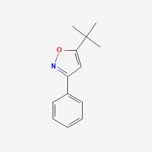 molecular formula C13H15NO B5224790 5-tert-butyl-3-phenylisoxazole 