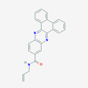 molecular formula C24H17N3O B5224806 N-allyldibenzo[a,c]phenazine-11-carboxamide 