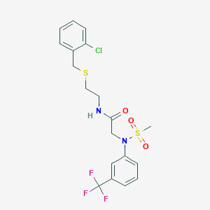 N~1~-{2-[(2-chlorobenzyl)thio]ethyl}-N~2~-(methylsulfonyl)-N~2~-[3-(trifluoromethyl)phenyl]glycinamide