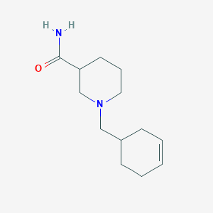 molecular formula C13H22N2O B5224905 1-(3-cyclohexen-1-ylmethyl)-3-piperidinecarboxamide 