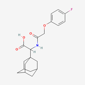 1-adamantyl{[(4-fluorophenoxy)acetyl]amino}acetic acid