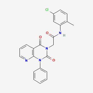 N-(5-chloro-2-methylphenyl)-2-(2,4-dioxo-1-phenyl-1,4-dihydropyrido[2,3-d]pyrimidin-3(2H)-yl)acetamide