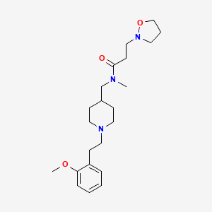 3-(2-isoxazolidinyl)-N-({1-[2-(2-methoxyphenyl)ethyl]-4-piperidinyl}methyl)-N-methylpropanamide