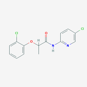 2-(2-chlorophenoxy)-N-(5-chloro-2-pyridinyl)propanamide