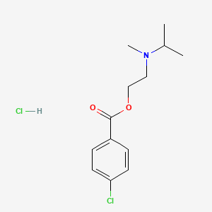 molecular formula C13H19Cl2NO2 B5225119 2-[isopropyl(methyl)amino]ethyl 4-chlorobenzoate hydrochloride 