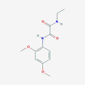 molecular formula C12H16N2O4 B5225305 N-(2,4-dimethoxyphenyl)-N'-ethylethanediamide 